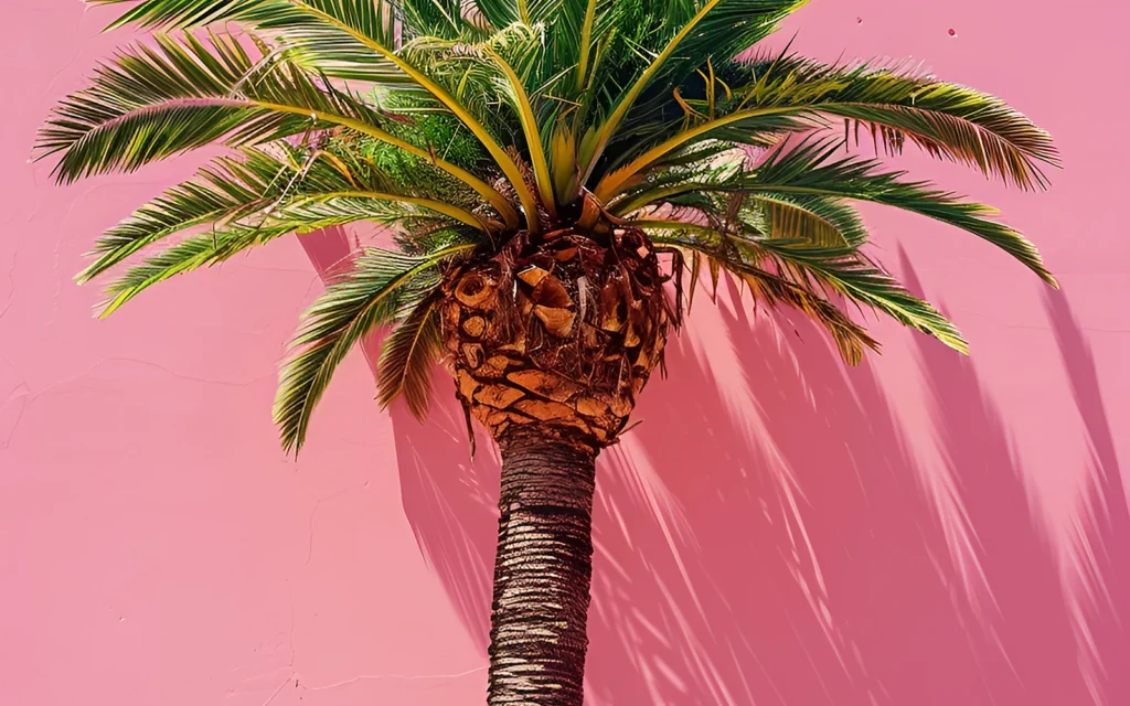 Palmera ornamental de jardín usada como imagen de apoyo para cuidados de Trachycarpus fortunei