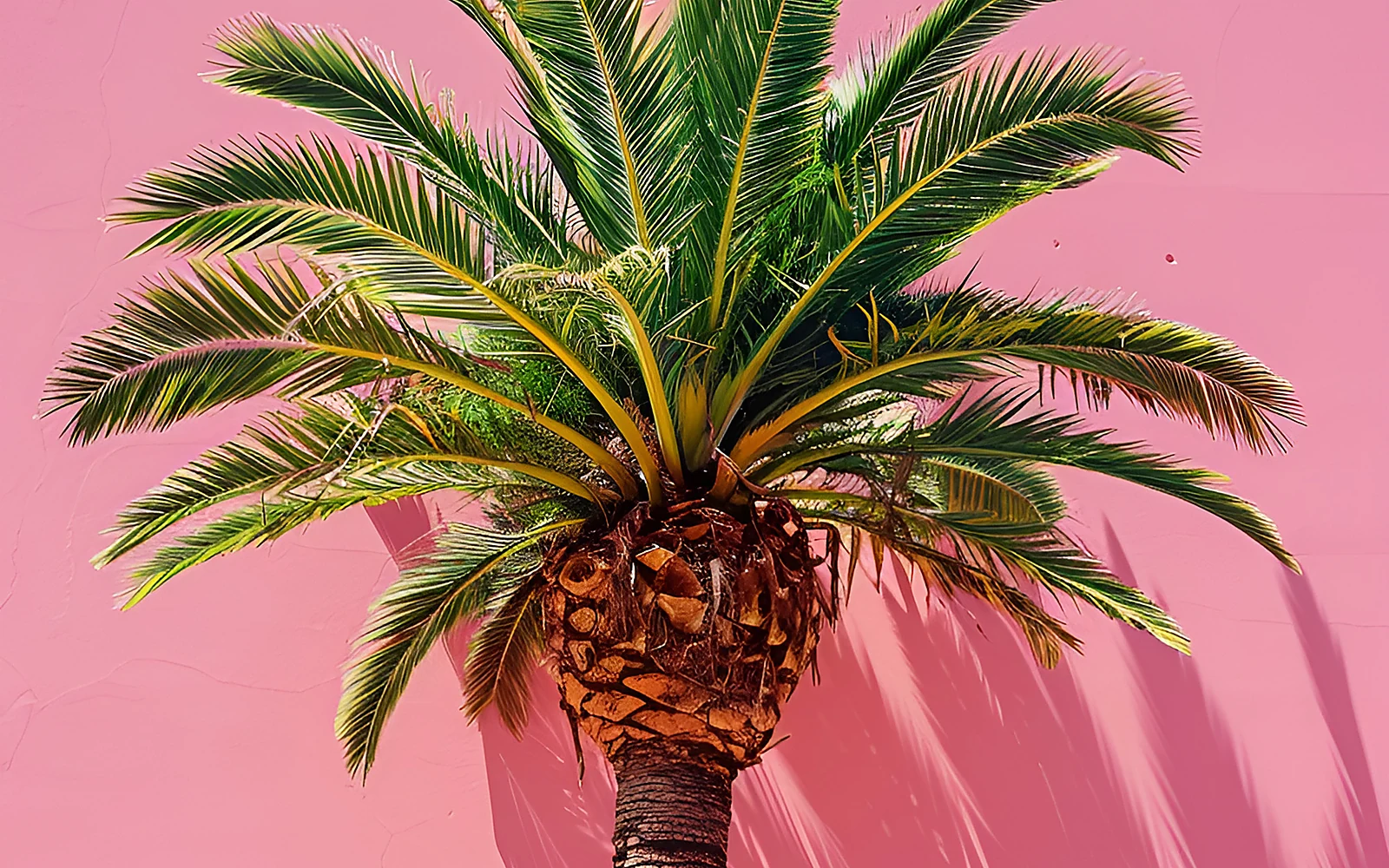 Poda de palmera junto a piscina: imagen ilustrativa de palmera en entorno residencial